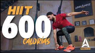 Cardio HIIT EXTREMO 💥 Quema 600 Calorías en 35 Minutos [upl. by Aihtnys]