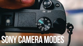 Sony Camera Basics  Understanding Your Camera Dial [upl. by Bonine]