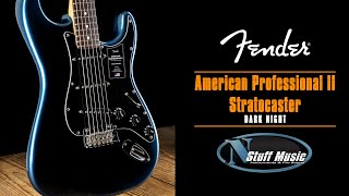 Fender American Professional II Stratocaster SSS  InDepth Demo [upl. by Oiliruam180]