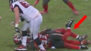 Bucs Linebacker Suffers GRUESOME Leg Break Injury [upl. by Aisitel]