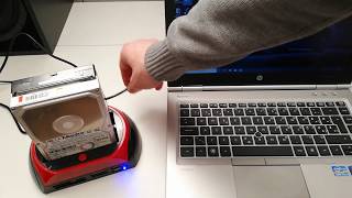 All in 1 HDD docking station cloner Unboxing amp Test [upl. by Avirt]