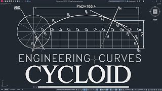 L06 Cycloid  Concept amp Drafting  Engineering Graphics with AutoCAD [upl. by Ecirehc663]