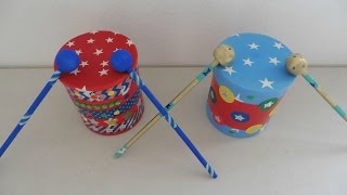 DIY Tambores ⭐️ Drums ⭐️  Creative Flower [upl. by Nelleh]