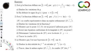 Bac  Fonction logarithme népérien  Exercice 3 [upl. by Aphrodite]