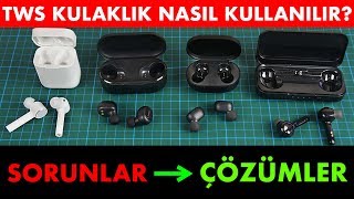 TWS Bluetooth Kulaklık nasıl kullanılır ve eşleştirilir SORUNLARÇÖZÜMLER [upl. by Mariette282]