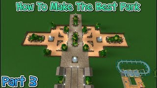 How To Make The Best Theme Park  Theme Park Tycoon 2  Part 1 [upl. by Erdnaet]