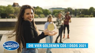 Die vier GOLDENEN CDs  Alia Ilaria Olga und Karl  DSDS 2021 [upl. by Valerye244]