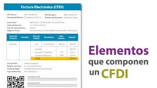 Estos son algunos elementos importantes qué debe contener tu factura electrónica CFDI​ [upl. by Tonina496]