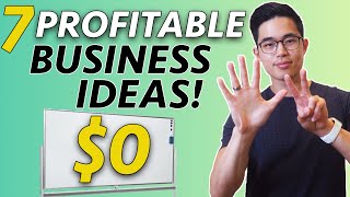 7 TOP Business Ideas You Can Start With NO MONEY [upl. by Haidabej]