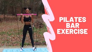 Pilates Bar Workout at Home [upl. by Laryssa]