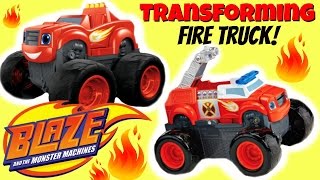 Blaze Transforming Fire Truck Blaze and The Monster Machines Nick Jr Fisher Price Review Playtime [upl. by Simona376]