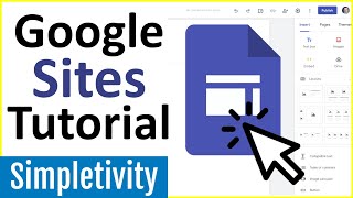 How to use Google Sites  Tutorial for Beginners [upl. by Clarence]