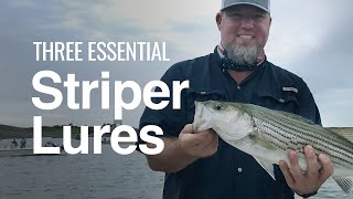 The 3 Most Effective Striper Lures [upl. by Ahseele665]