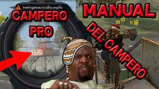 EL MANUAL DEL CAMPERO 1 SERAS EL MAS PRO CAMPEANDO DE FREE FIRE [upl. by Combs]