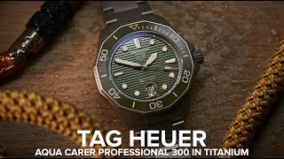 The TAG Heuer Aquaracer Professional 300 in titanium is a lightweight delight [upl. by Aztinay]