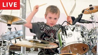 Drumming PRODIGY Reveals JawDropping LIVE Performance [upl. by Ahsi249]