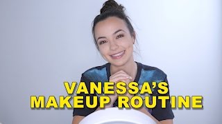 Vanessas Everyday Makeup Routine  Merrell Twins [upl. by Gelya990]