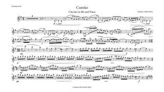 Czardas V Monti Bb Clarinet and piano Arrangement [upl. by Anyahs953]