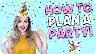 How to Plan a Party Party Planning Checklist [upl. by Khajeh863]