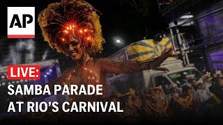 Rio de Janeiro Carnival 2025 LIVE Watch samba school parade in Brazil [upl. by Thielen923]