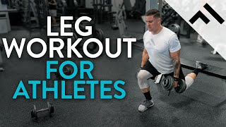 Full Leg Workout for Athletes  Day from the Athlete Program [upl. by Ennaillek]