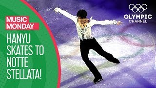 Yuzuru Hanyus Notte Stellata Figure Skating Gala Tribute  Music Monday [upl. by Narhet]