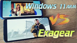 Probando versiones de GTA en teléfonos Android  Windows 11 vs Exagear [upl. by Dyob73]