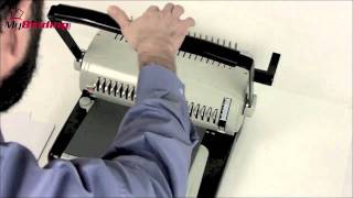 How to Use a Comb Binding Machine StepbyStep Guide for Perfect Document Binding [upl. by Alat]