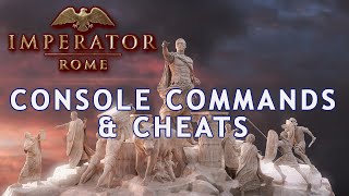 Imperator Rome  How to enable amp use Console Commands  Imperator Cheats [upl. by Neeloc588]