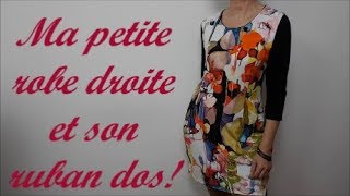 DIY couture facile Comment coudre ma robe droite et sans aucun patron [upl. by Web587]