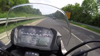 Maxing out my Honda NC700S on the Autobahn [upl. by Sapphera346]