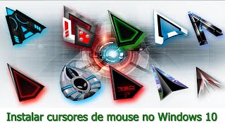 BAIXAR e INSTALAR PONTEIROS de MOUSE PERSONALIZADOS no Windows 10 [upl. by Aisetra26]