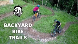 Backyard MTB Trails  Building amp Riding [upl. by Eimaraj]