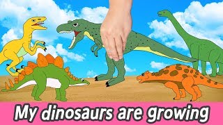 EN My dinosaurs are growing dinosaur names for children collectaㅣCoCosToy [upl. by Mandie]