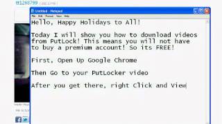 How to download videos from PutLocker [upl. by Sedecrem935]