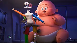 Incredibles 2  fight scene Jack Jack saves the day [upl. by Knobloch139]