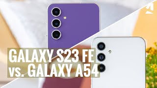 Samsung Galaxy S23 FE vs Galaxy A54 Which one to get [upl. by Rafaelof]