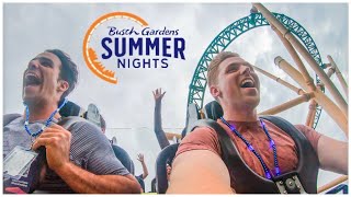 Full Tour amp Review  Busch Gardens Tampa Summer Nights [upl. by Paulson]