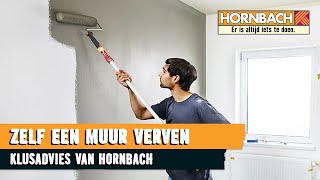 Muur verven met HORNBACH [upl. by Madelaine]