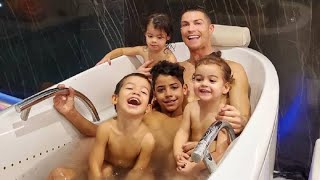 Ronaldo funny moments With His family [upl. by Itch]