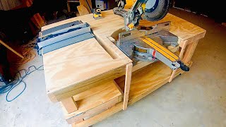 DIY Workbench With a SECRET [upl. by Romeyn239]