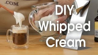 DIY whipped cream in 60 seconds [upl. by Meyeroff]