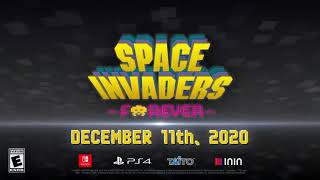 Space Invaders Forever  Official Trailer ESRB [upl. by Ahsinav]