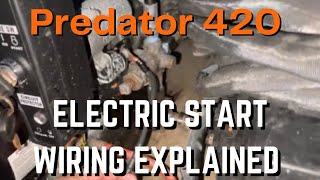 Predator 420 Electric Start Wiring Explained [upl. by Kacey]