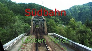 Führerstandsmitfahrt  Cab Ride  Südbahn Leoben  Graz  Austria  ÖBB 1116 [upl. by Aihsenrad]