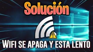 Windows 10 el Wifi se Desconecta SOLO  Solución [upl. by Corrie181]