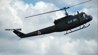 Huey Helicopter Bell UH1 Awesome Display [upl. by Eahsat628]