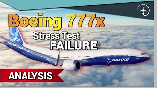 Boeing 777X failed quotUltimate loadquot test [upl. by Darooge]