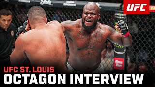 Derrick Lewis Octagon Interview  UFC St Louis [upl. by Casar]