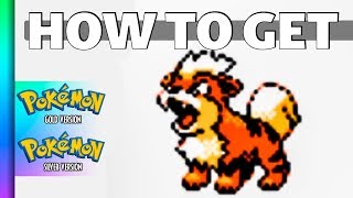 HOW TO GET Growlithe in Pokemon Gold and Silver [upl. by Andonis129]